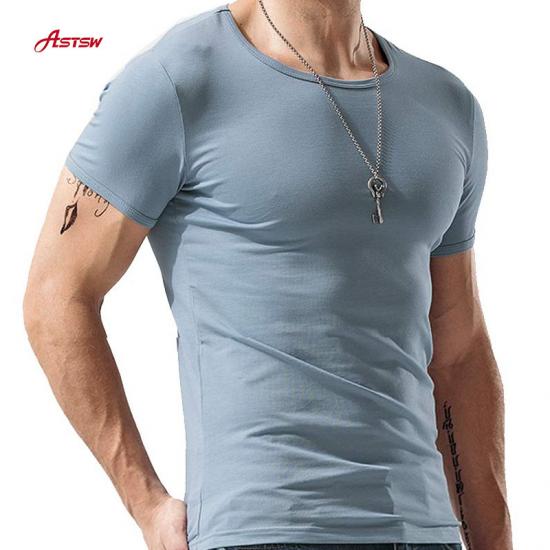 Customized Men T-Shirt Crew-Neck